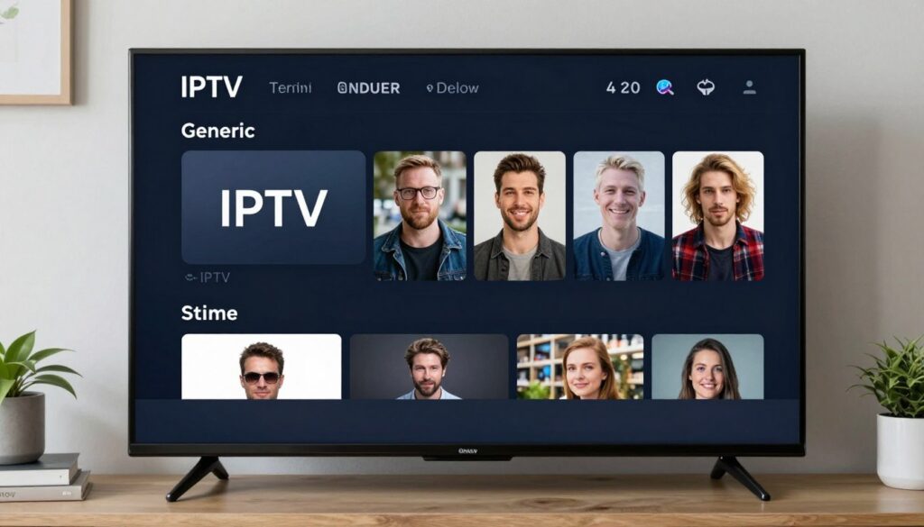 IPTV-App auf einem Smart-TV