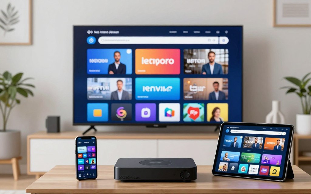 IPTV Apps auf Smart TV Smartphone und Receiver