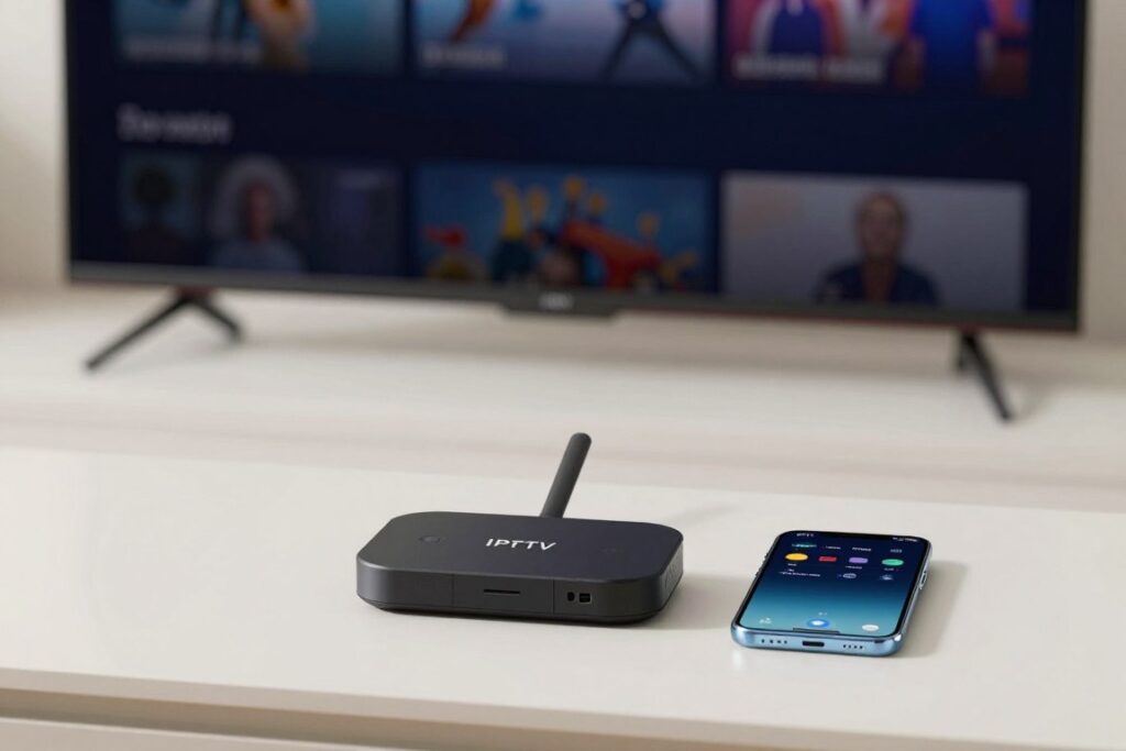 IPTV Nutzung auf Smart-TV Fire Stick und Smartphone