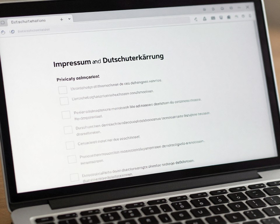 Impressum und Datenschutzerklärung eines seriösen IPTV Anbieters