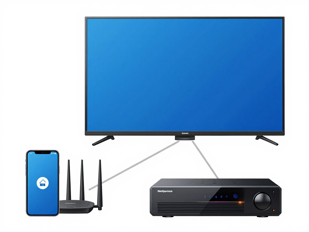 Internet Protocol Television mit App und Receiver