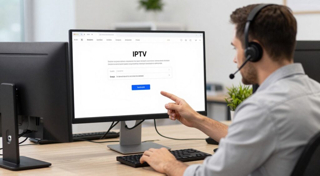 Kundenservice hilft bei der IPTV Einrichtung