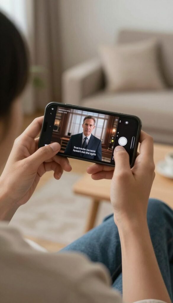 Streaming auf einem mobilen Gerät