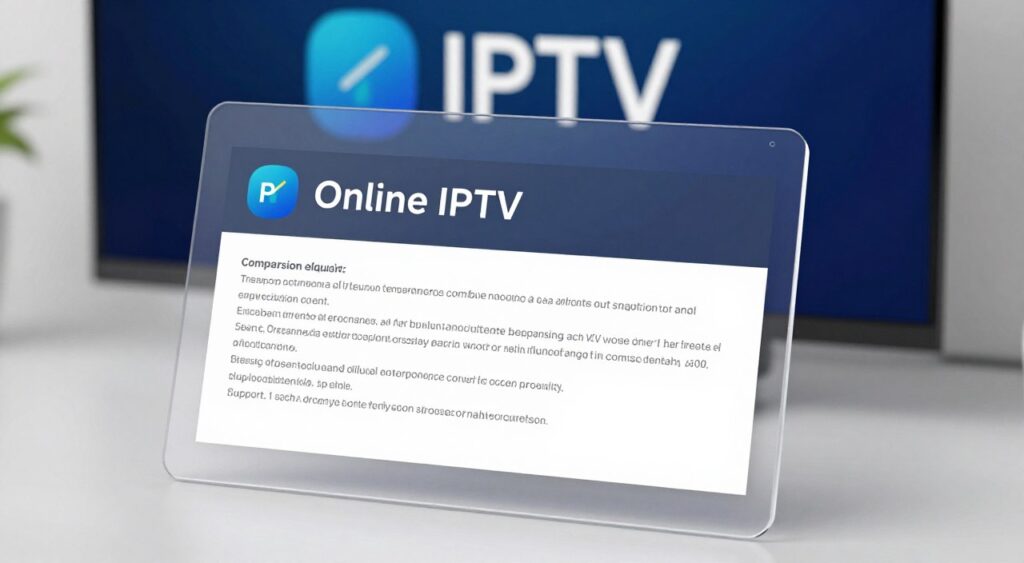 Transparente IPTV-Auswahl online